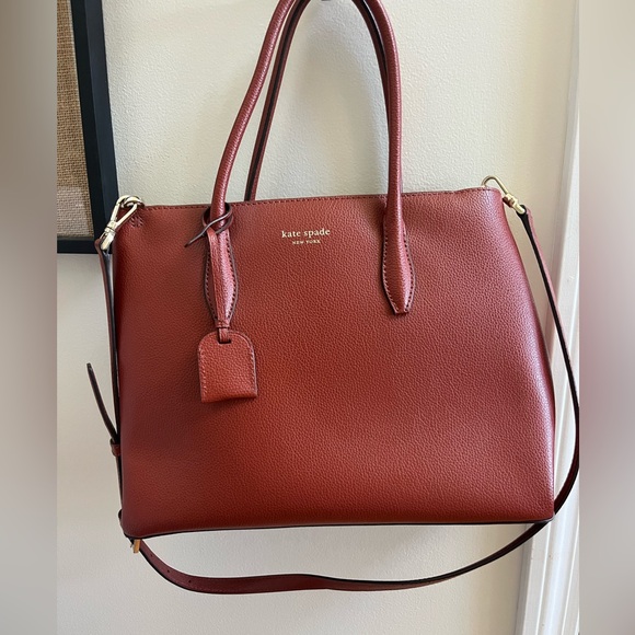 Kate Spade Terracotta Leather Tote - Picture 7 of 8